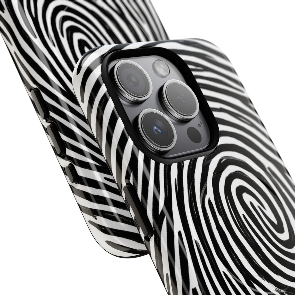 Tough Magnetic Phone Case: Fingerprints