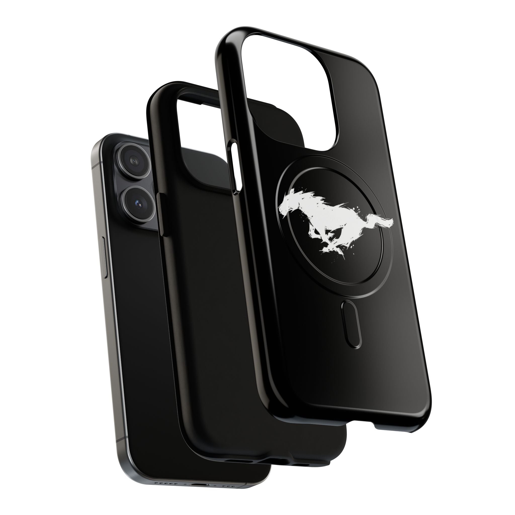 Phone case with a cat design and text 'Do it for the plot' on a white background