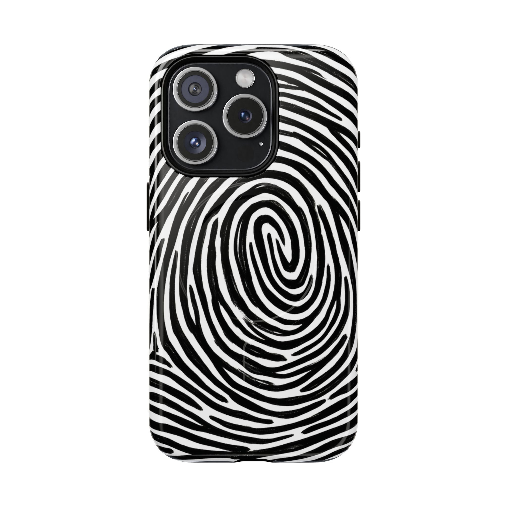 Tough Magnetic Phone Case: Fingerprints