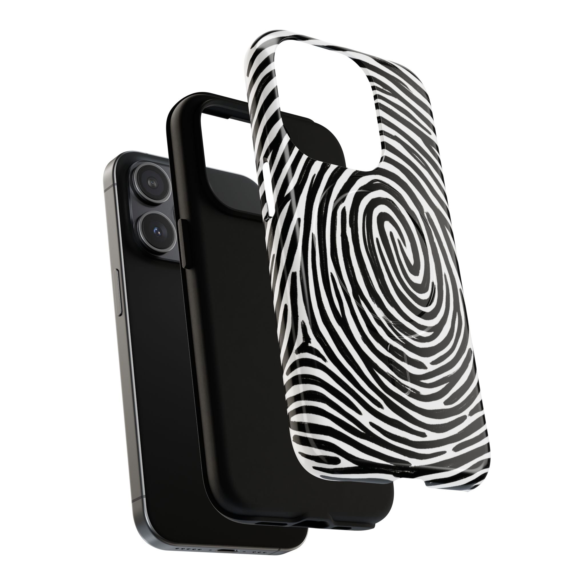 Tough Magnetic Phone Case: Fingerprints